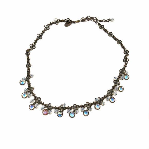 Liz Palacios Swarovski Crystal Choker Necklace - Picture 2 of 6